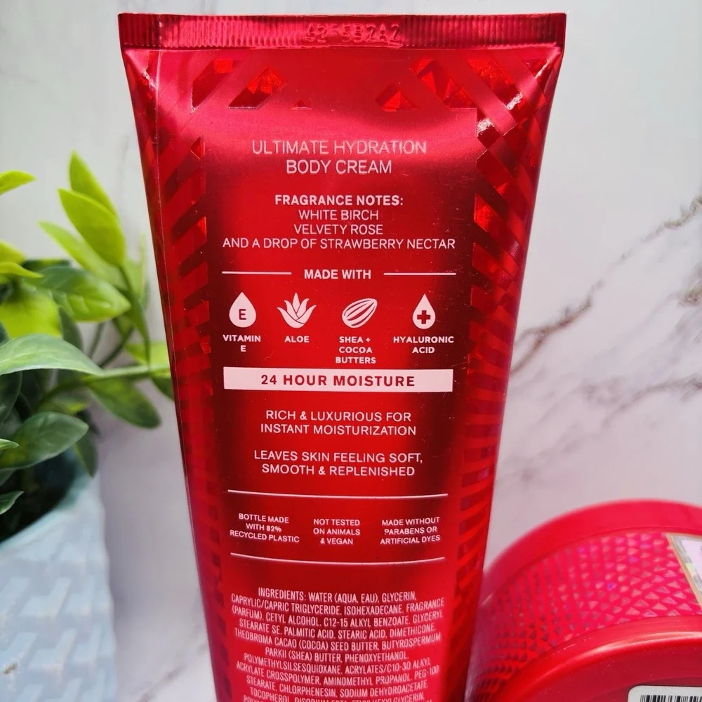 2 Bath and Body Works YOU'RE THE ONE Glowtion Body Butter & Body Cream 8 oz. Set